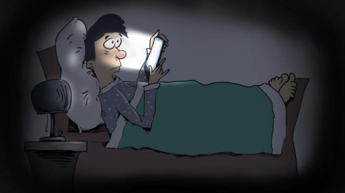 兰州爱尔眼科医院丨韦萍院长睡前别再这样玩手机了可能真的会失明