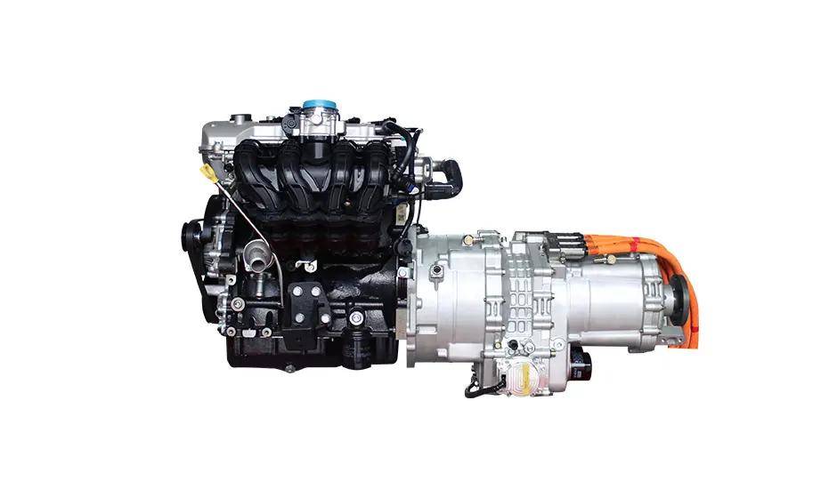 追求高热效率,峰值功率93kw,扭矩168nm,虽然扭矩低,但是加上电机扭矩