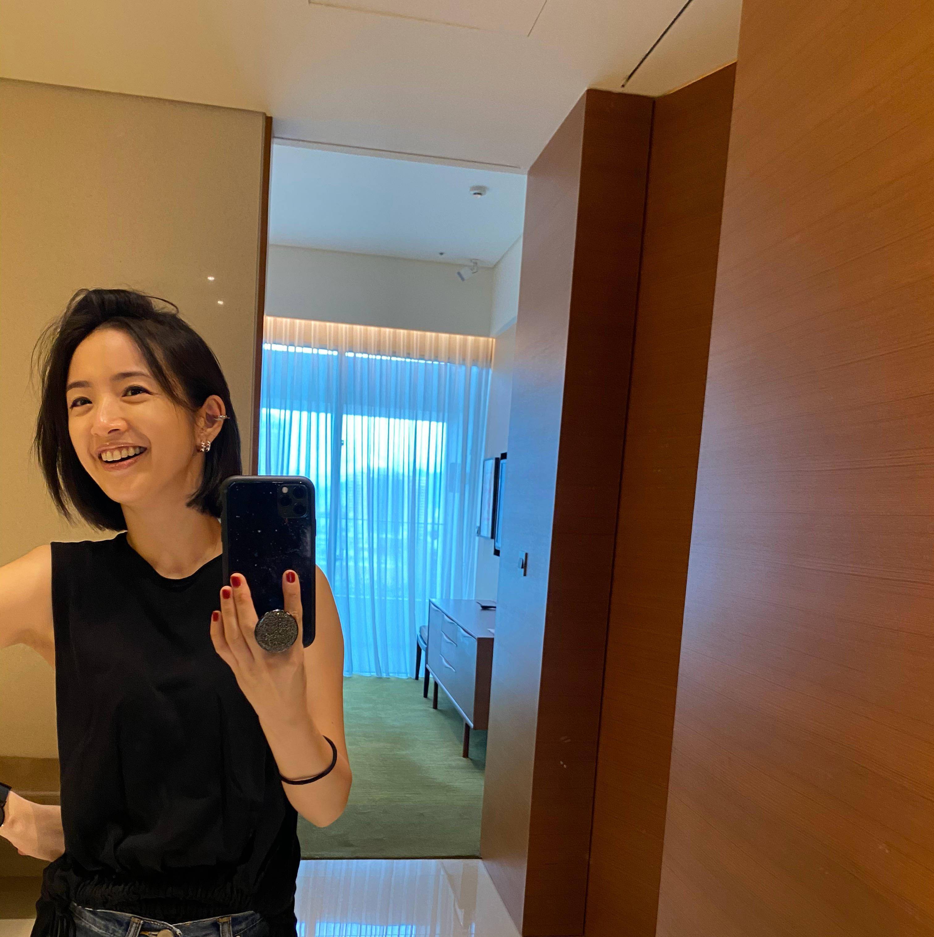 林依晨近况现身,还是软萌的娃娃脸,感叹还差4斤才能回到原来体重