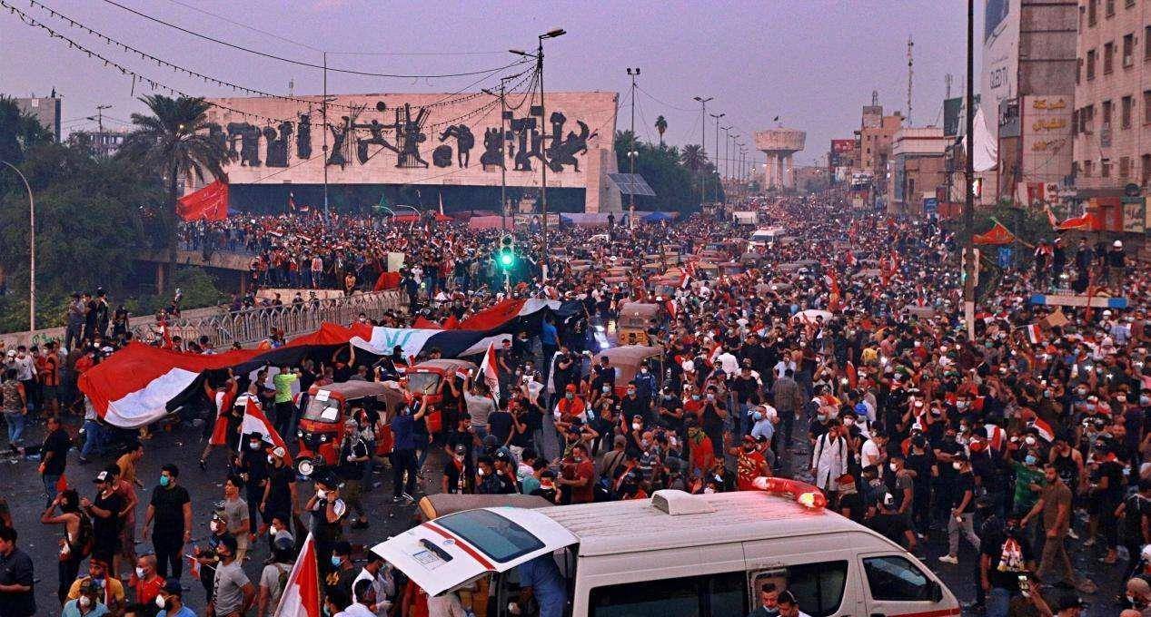 100管巨炮现身巴格达,美大使馆四面开花_美国_伊拉克_伊朗