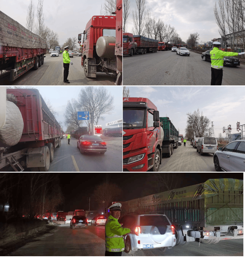 疏堵保畅,我在岗▲清明假期,偏关县公安局交警大队大队长薛俊亮,三级