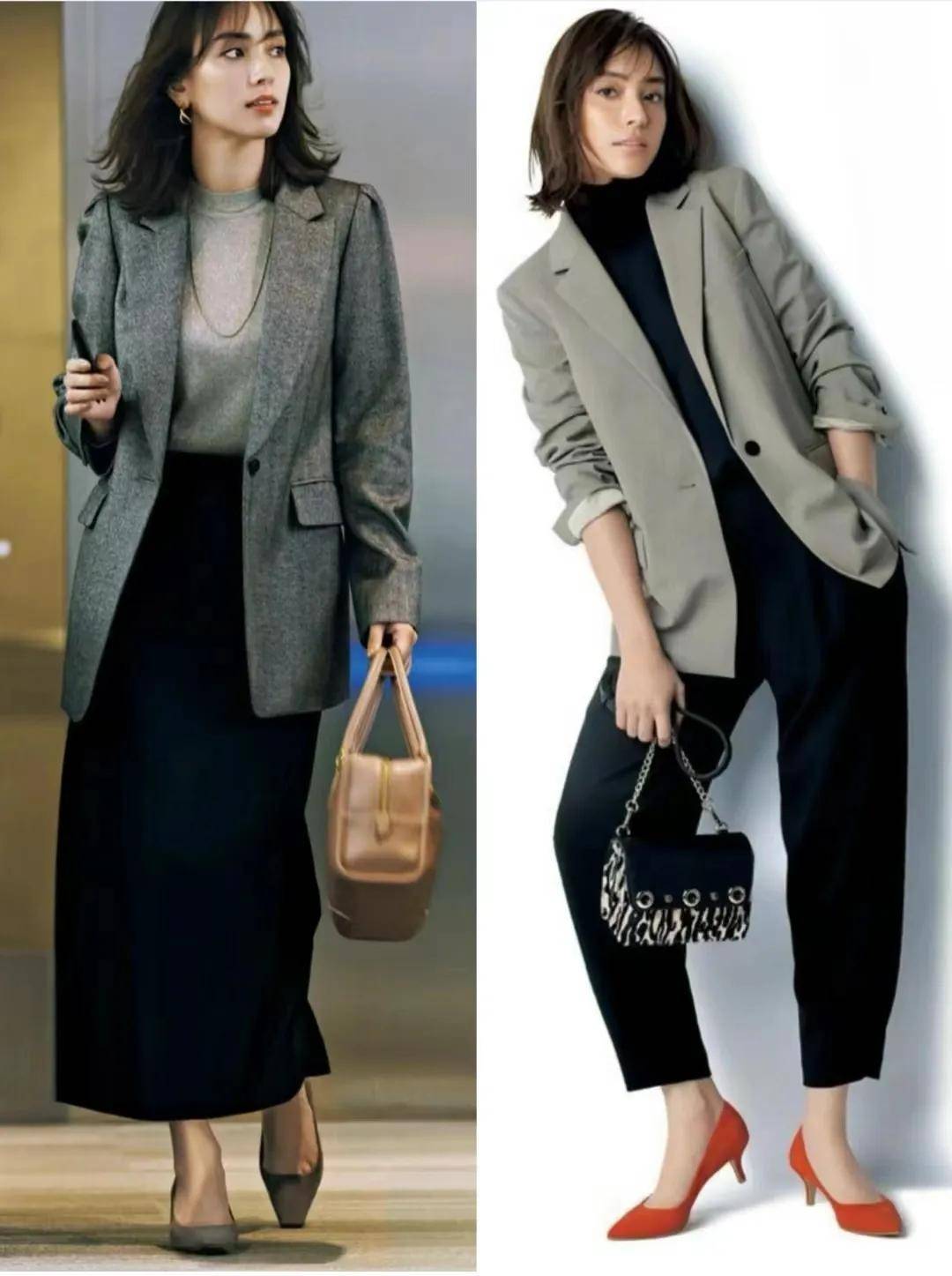灰色黑色这3组搭配穿出大女人的高级感