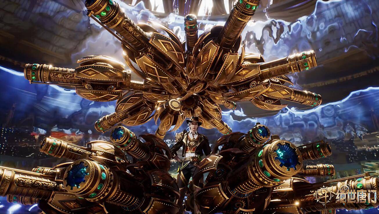 原创斗罗笑红尘128枚魂导炮有多强史莱克五人被虐霍雨浩被吓坏