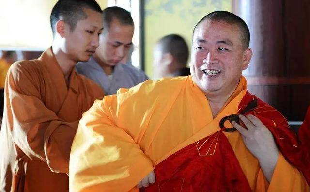 原创少林寺主持释永信书法一张15万网友一手江湖字一颗红尘心