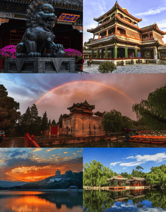 国旗-八达岭长城-飞越长城体验-乾坤园-奥林匹克公园-近观水立方-鸟巢