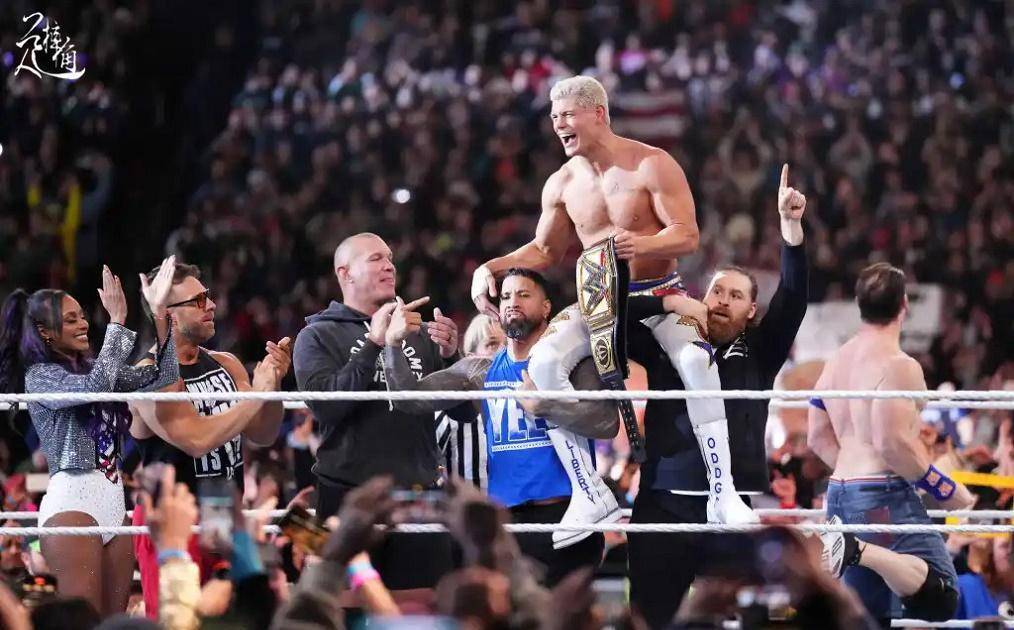 原创科迪不负众望勇夺wwe冠军达米安复刻世纪大劫案斩获金腰带