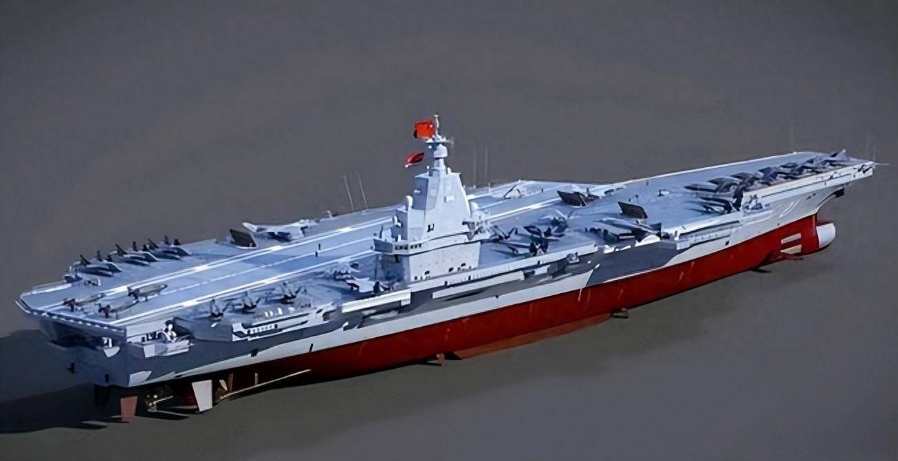 原创中国005航母模型曝光将采用独特技术我们该如何进行命名呢