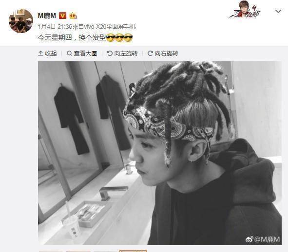 陈伟霆千玺脏辫似假发拉低颜值张一山脏辫网友丑哭了