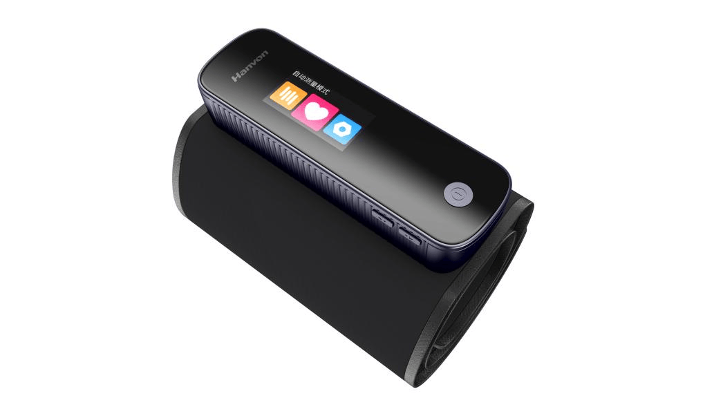 汉王柯氏音法电子血压计亮相健博会