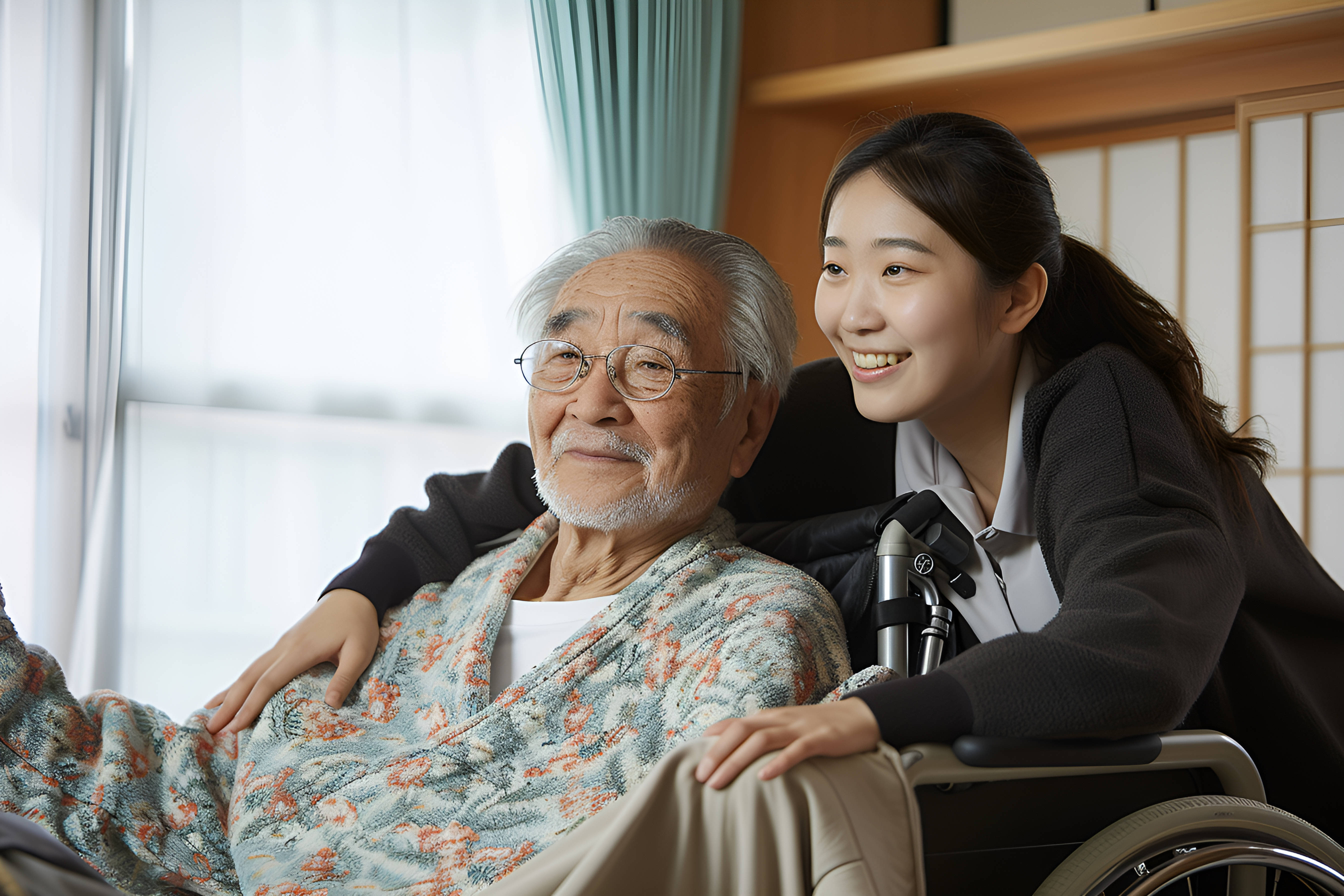 孝顺父母的照片真实图片