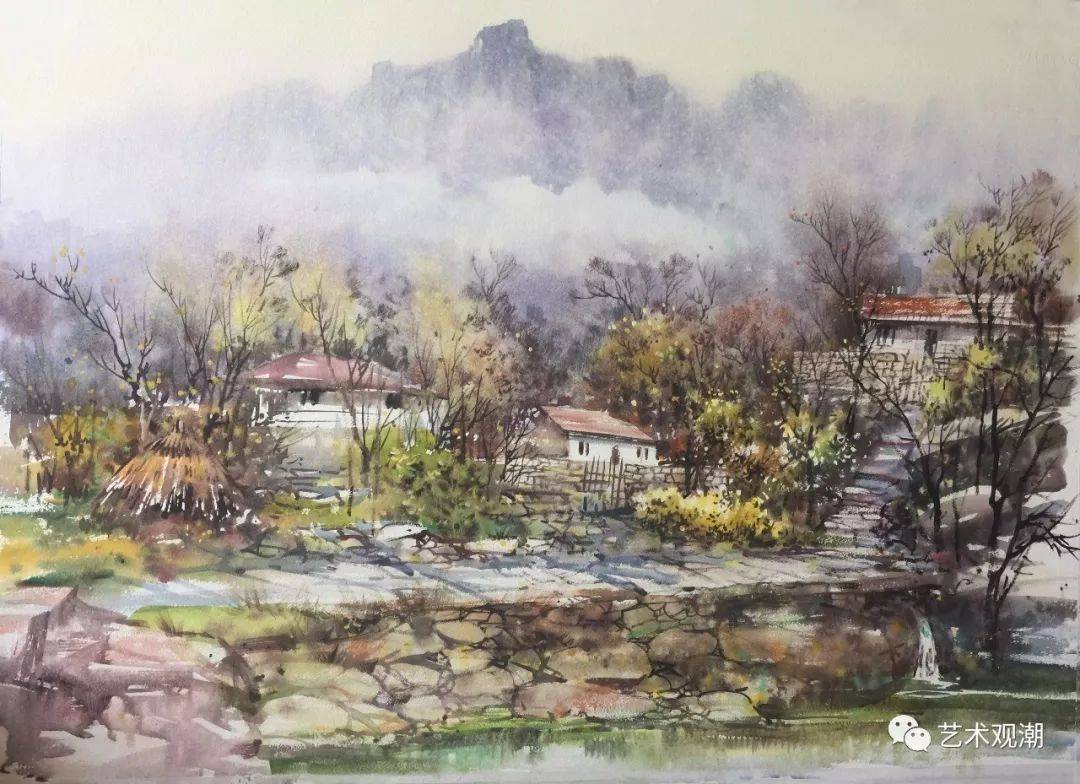 自然的歌者——袁玉堂水彩画作品欣赏_崂山_青岛_全国