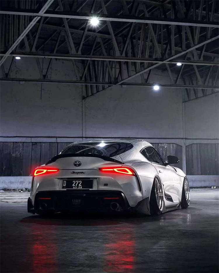 白色死神 丰田supra改装airbft空气悬挂案例