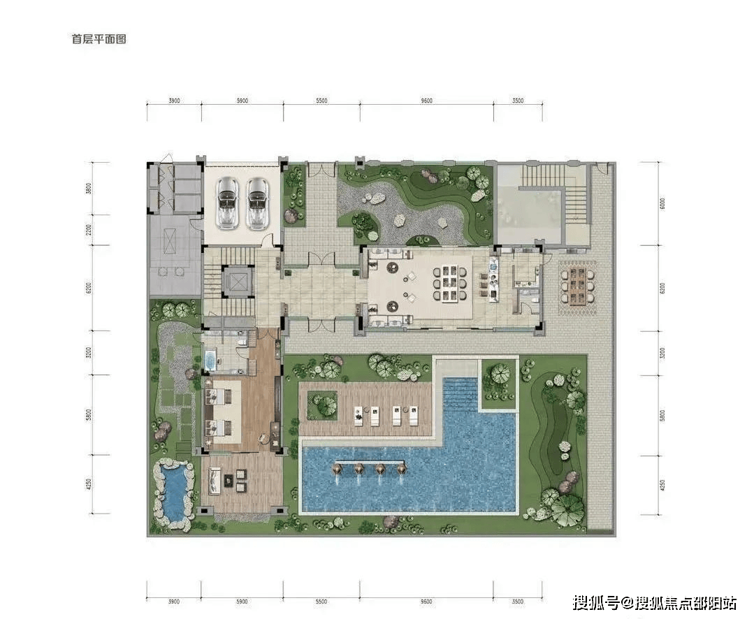 从都国际庄园 平面图图片