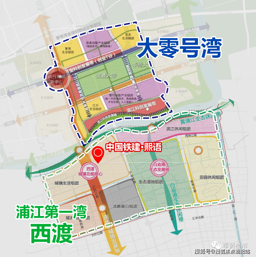 规划2:大零号湾x浦江第一湾而西渡,也将涅槃重生!