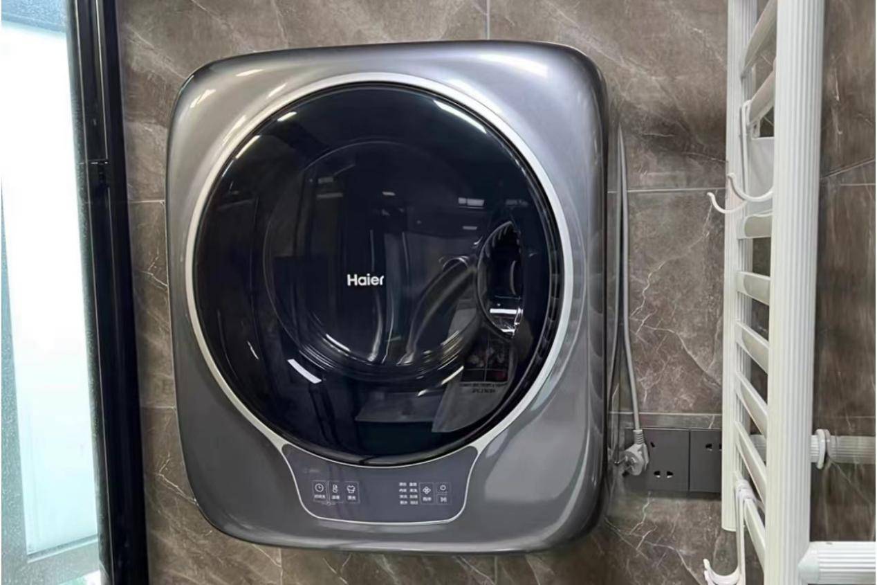 海尔洗衣机安装全过程图片