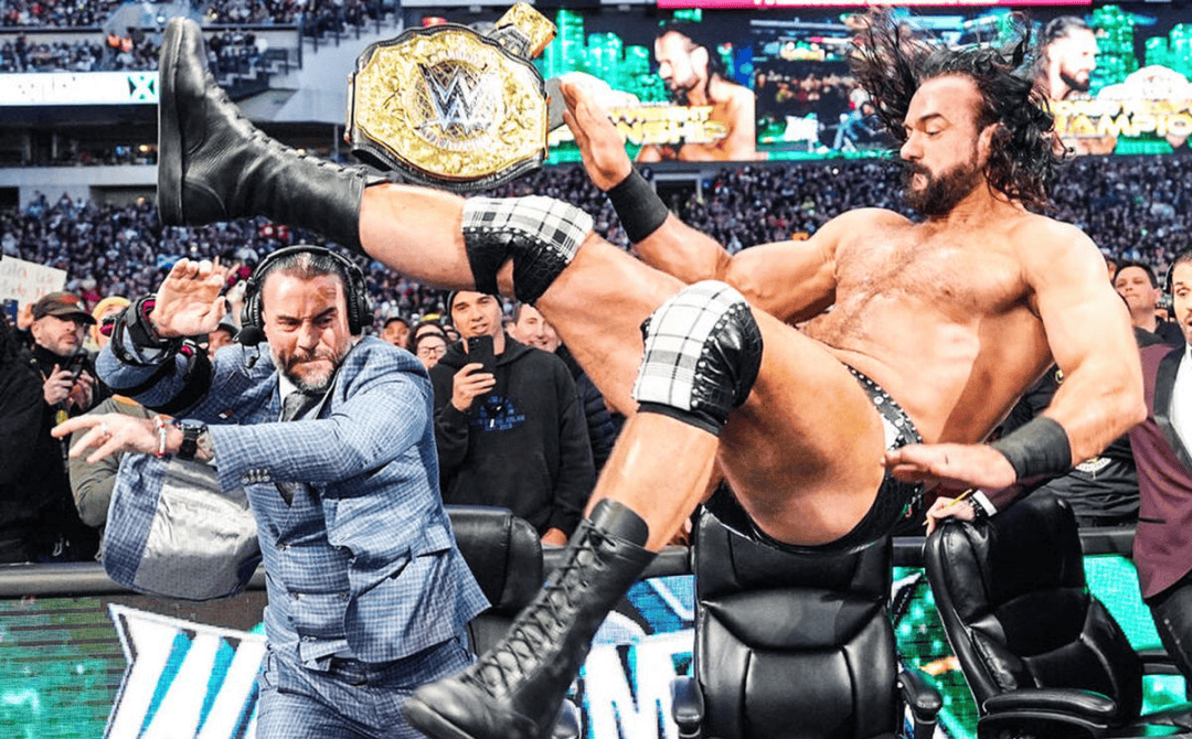 原创cm朋克扬言要彻底逼疯德鲁后者强势回应准备付出代价