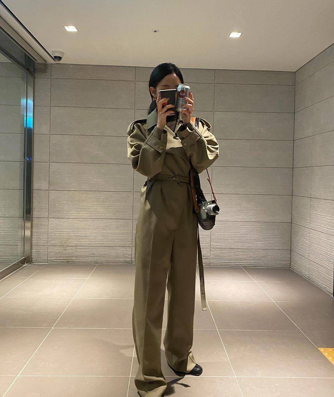 原创朴孝敏16套春季对镜穿搭配色简约风格百变照着穿准没错