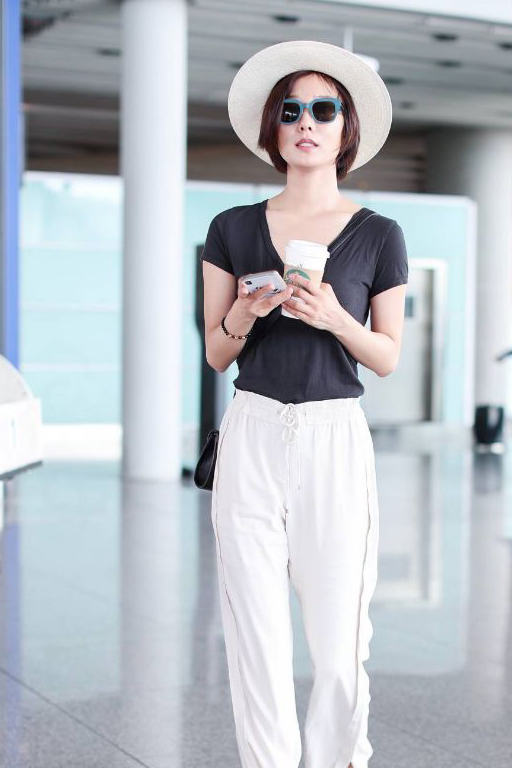 夏天穿这条裤子比裙子还凉快!全世界的女星都在穿!_运动_袁姗姗_面料