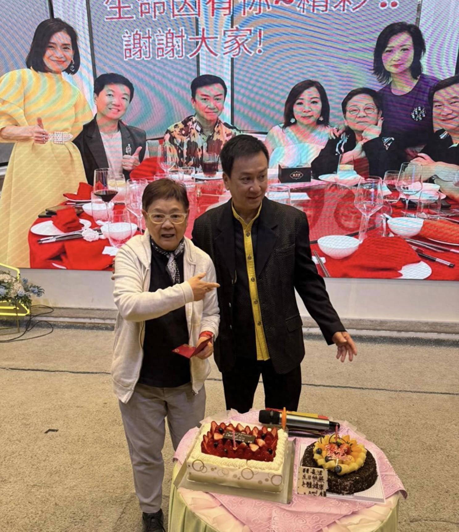 63岁tvb艺人庆生排场大顶级星妈同框古天乐佘诗曼妈妈最好认