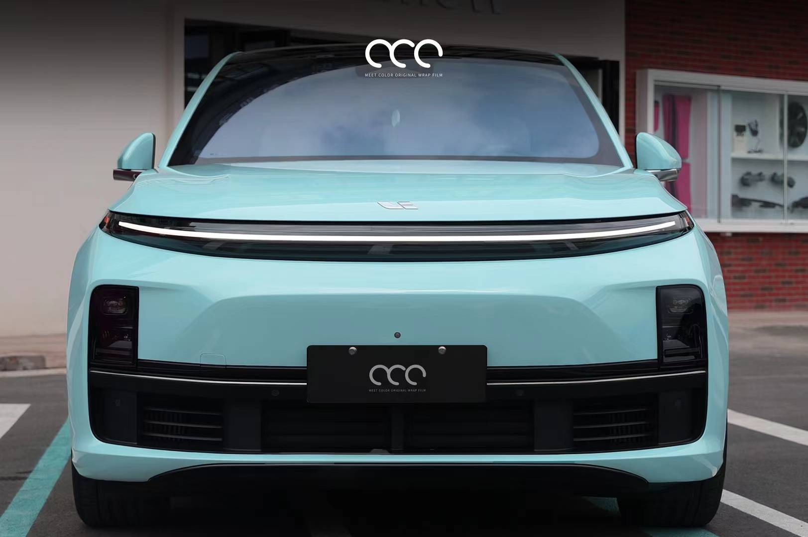 理想l7-mcwrap漫彩海风蓝改色膜,治愈简约温柔的蓝色调