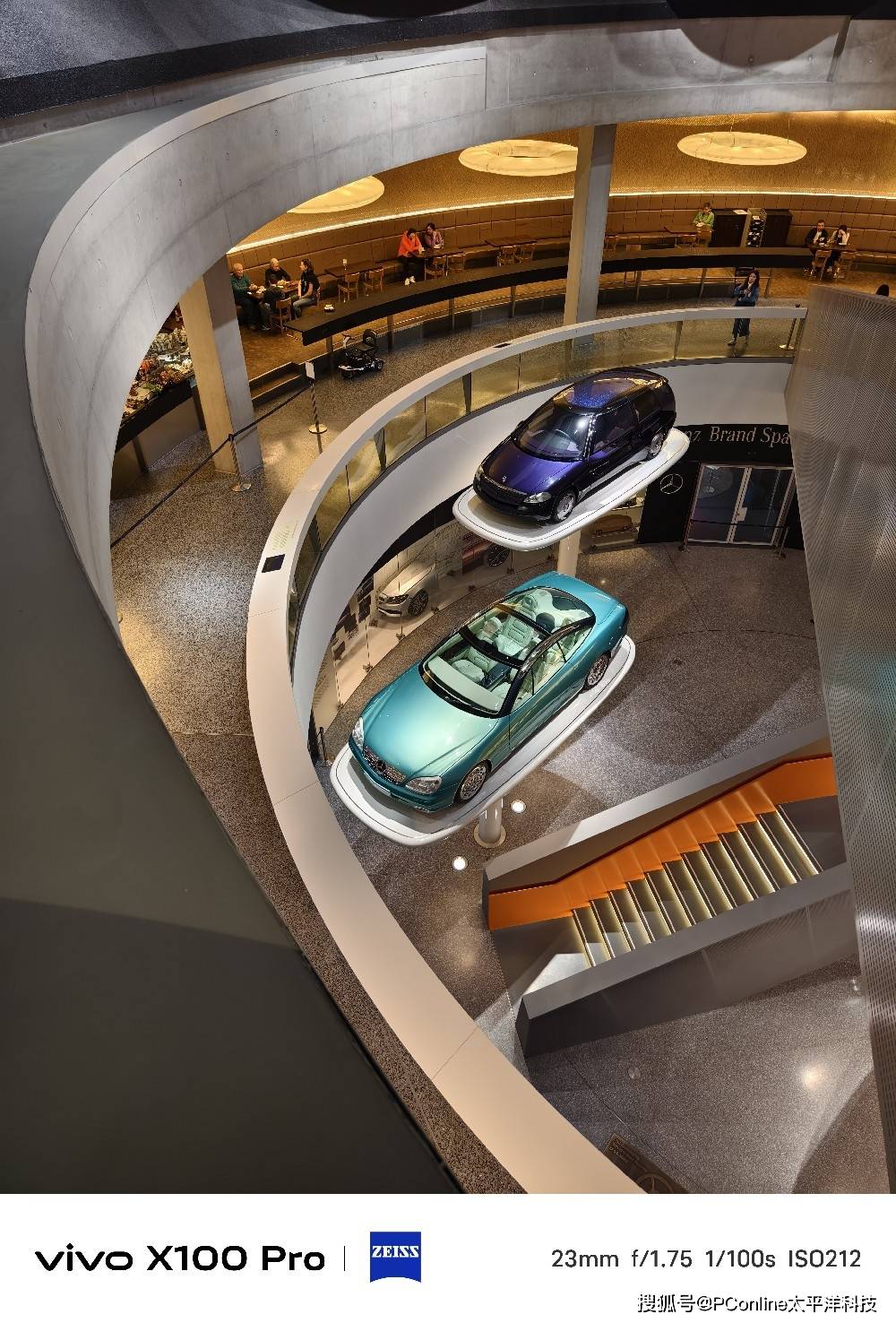 vivo x100 pro行摄德国斯图加特:游览奔驰汽车博物馆