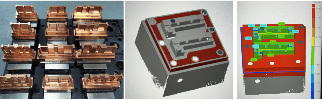 xtom蓝光三维扫描仪使用户能够在试模期间直接对零件进行全表面 3d