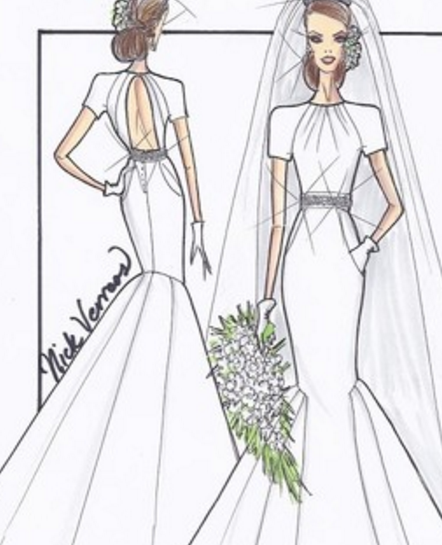 原创十二星座对应的手绘婚纱双子座简单大气摩羯座美的无法形容