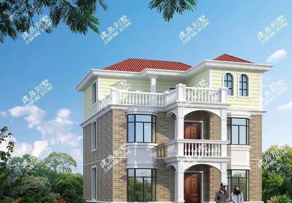 两款经典三层别墅户型建了第一栋村里的小姑娘排着队想嫁给我