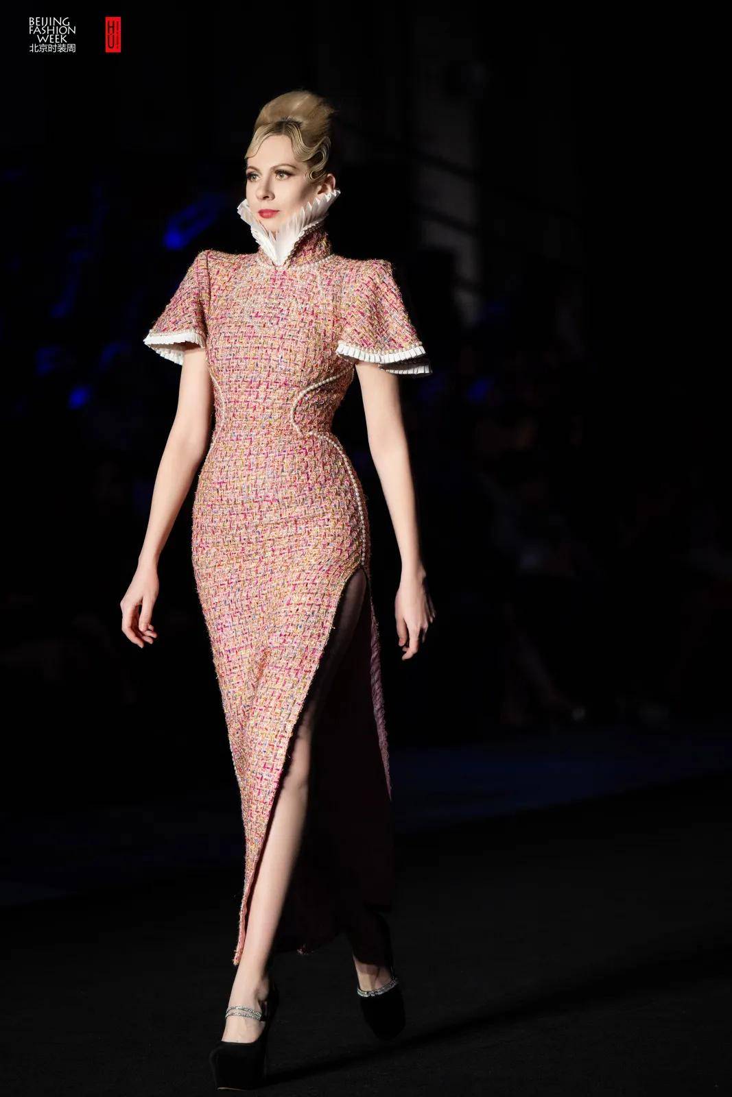 part 2-法式优雅|设计师胡社光新中式高定旗袍发布,旗袍入梦的优雅新