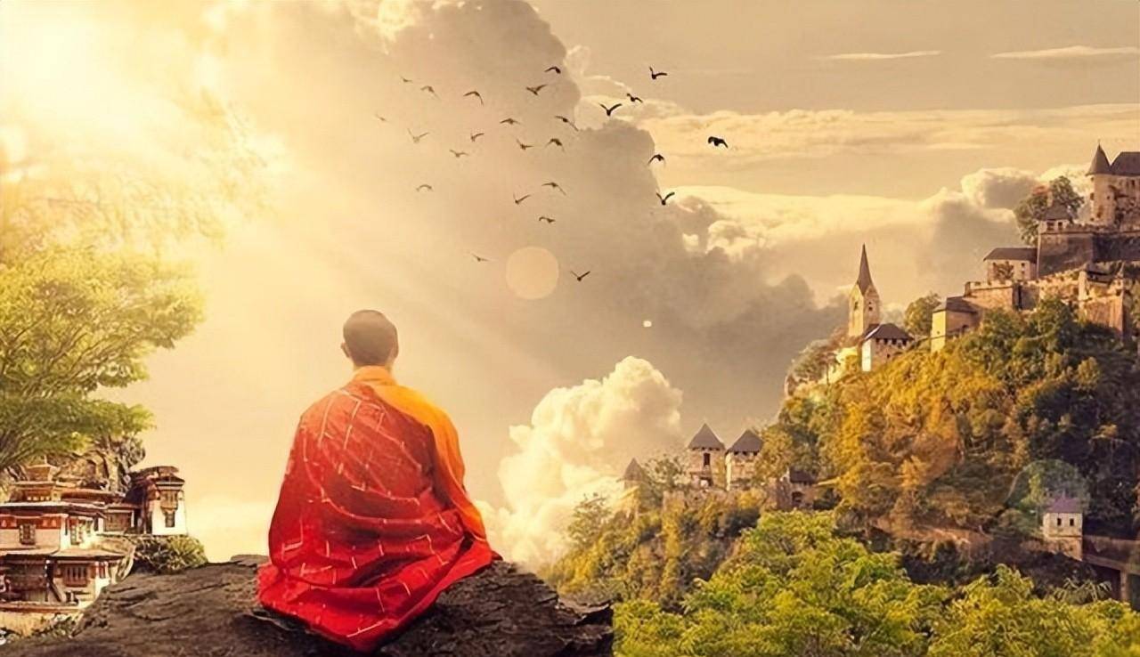 元朝一高僧,被洪水淹没七天安然无恙,听到砍树声而开悟_如海_五台山