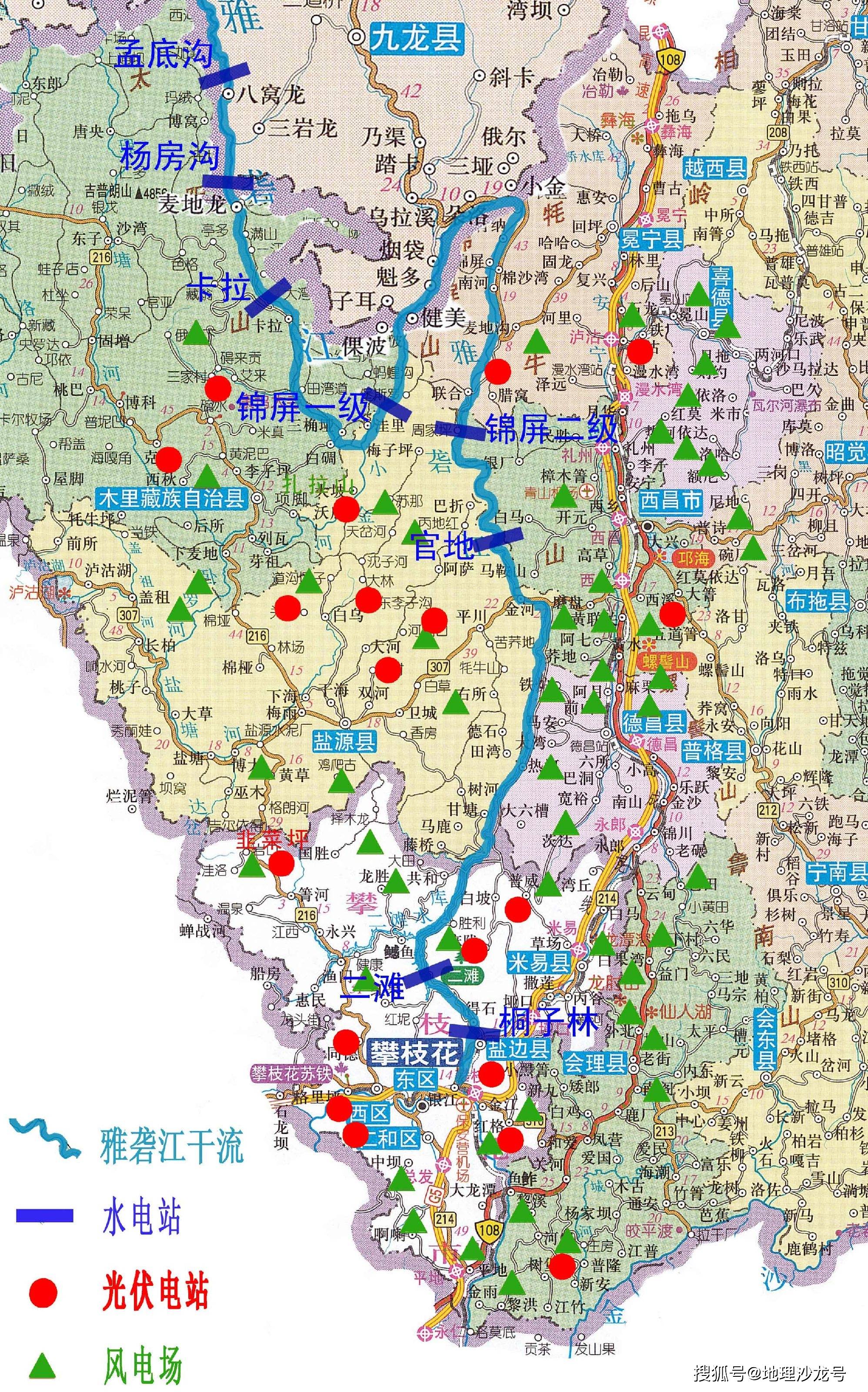 雅鲁藏布江水电站地图图片