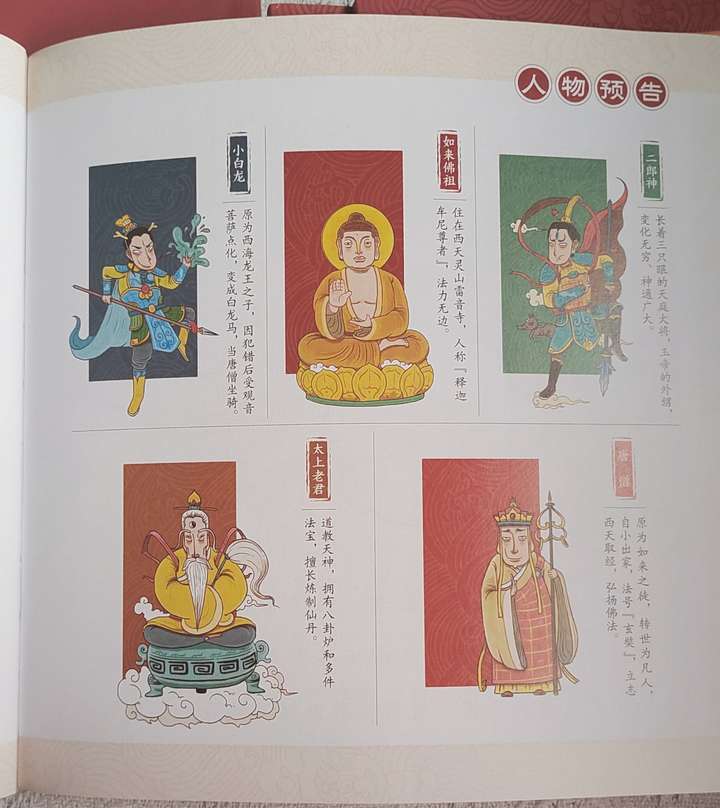 4,人物预告古色古香 关键剧情绘画的目录设计,让人一目了然,图文并茂