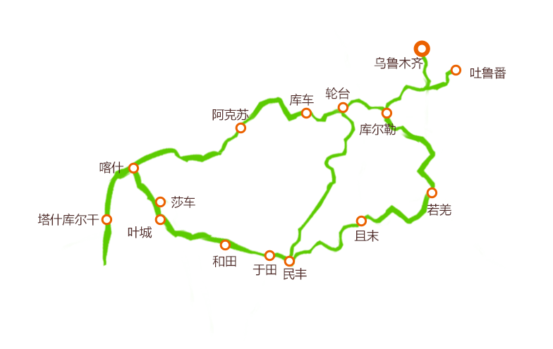 乌鲁木齐——可可托海——布尔津——五彩滩——哈巴河县——白哈巴