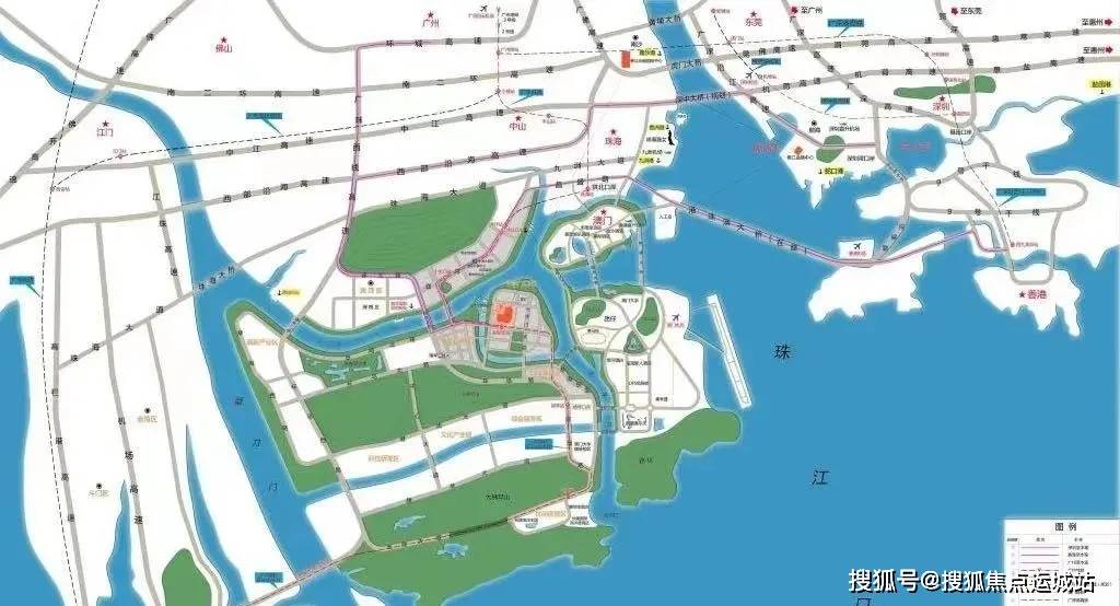 广佛江珠城际轨道-轨道交通1号线支线,3,4号线8条高速路网-京港澳高速