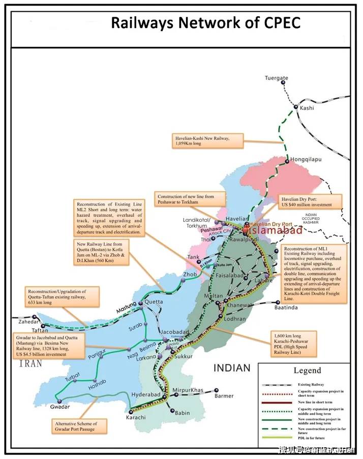 20亿美元沙特欲投资巴基斯坦瓜达尔铁路项目共建中巴经济走廊