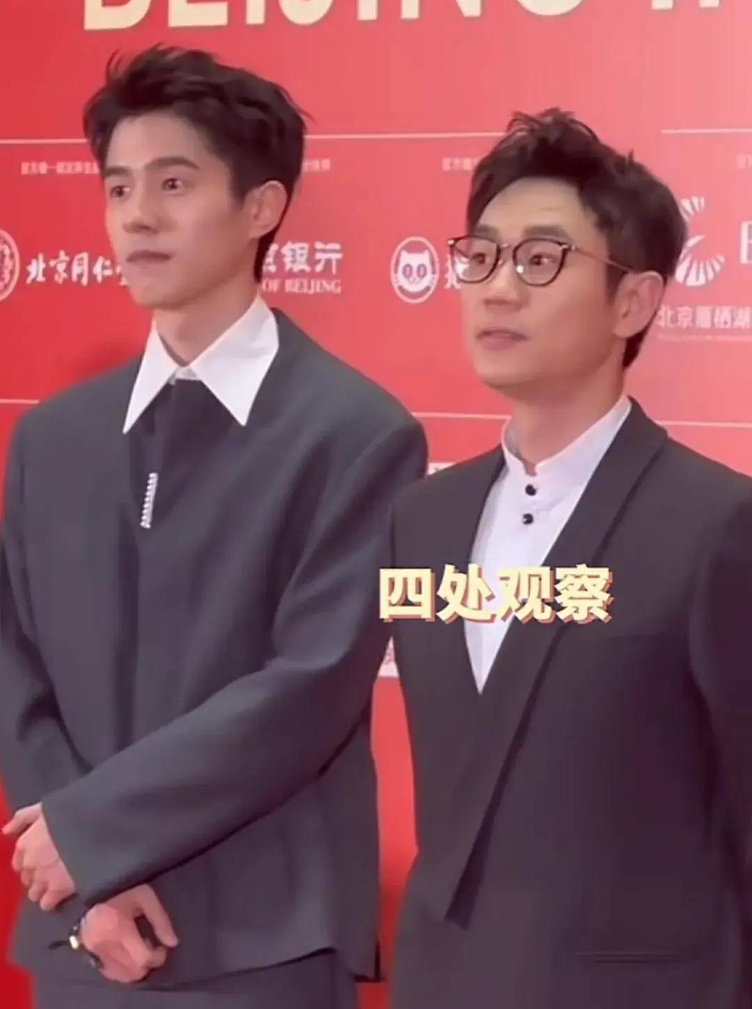 刘昊然一出场差点没认出来,感觉瘦了很多,看起来很乖巧,面对镜头时有