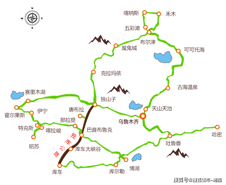 去新疆深度游玩线路分享新疆可可托海旅游攻略大全分享