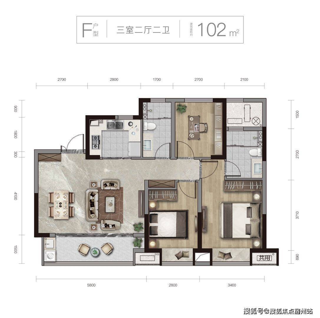 嘉兴平湖荣安·林语湖院 —— 解放西路·建面约98-117㎡当代新贵滨水