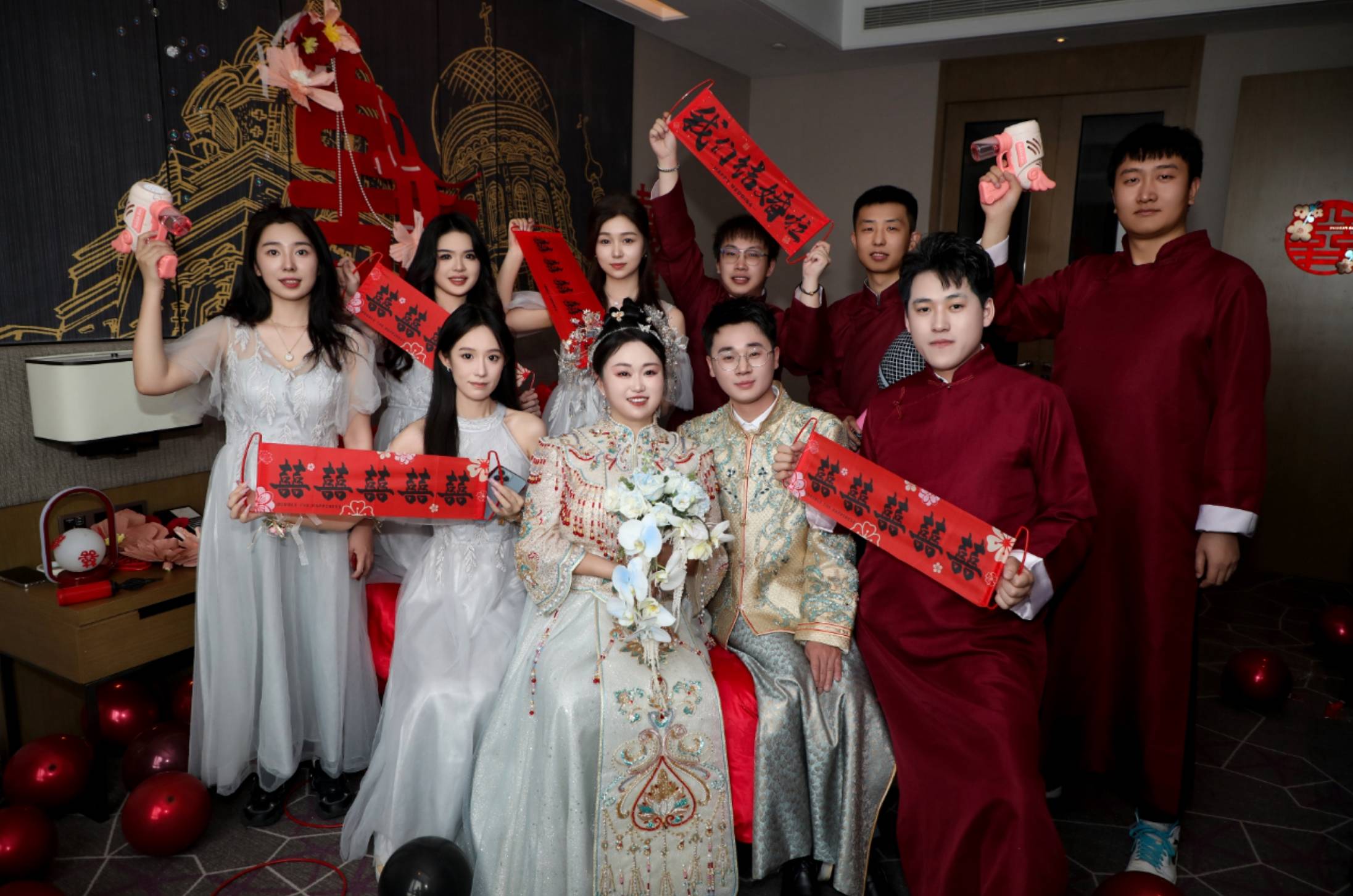 主持人师磊举办婚礼 刘流视频证婚