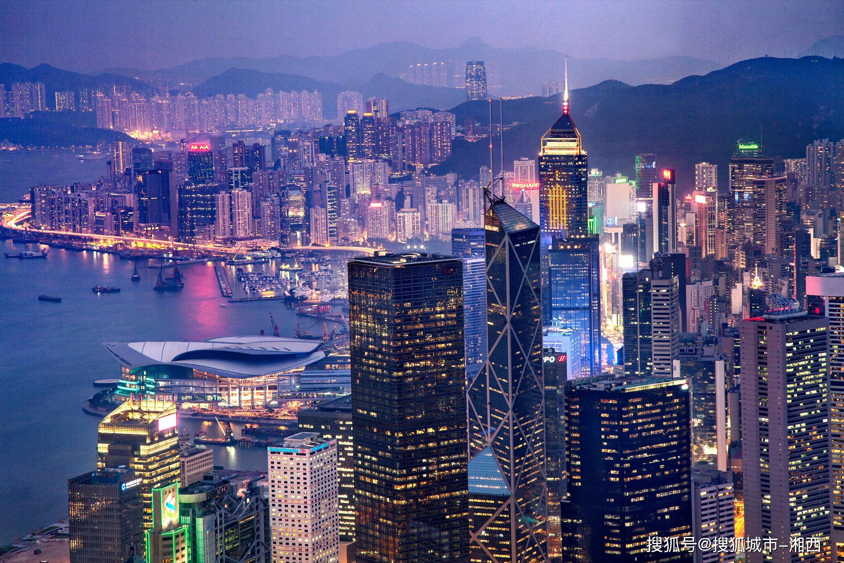 中国香港旅游景点路线,香港太平山,尖沙咀,维多利亚港旅游线路