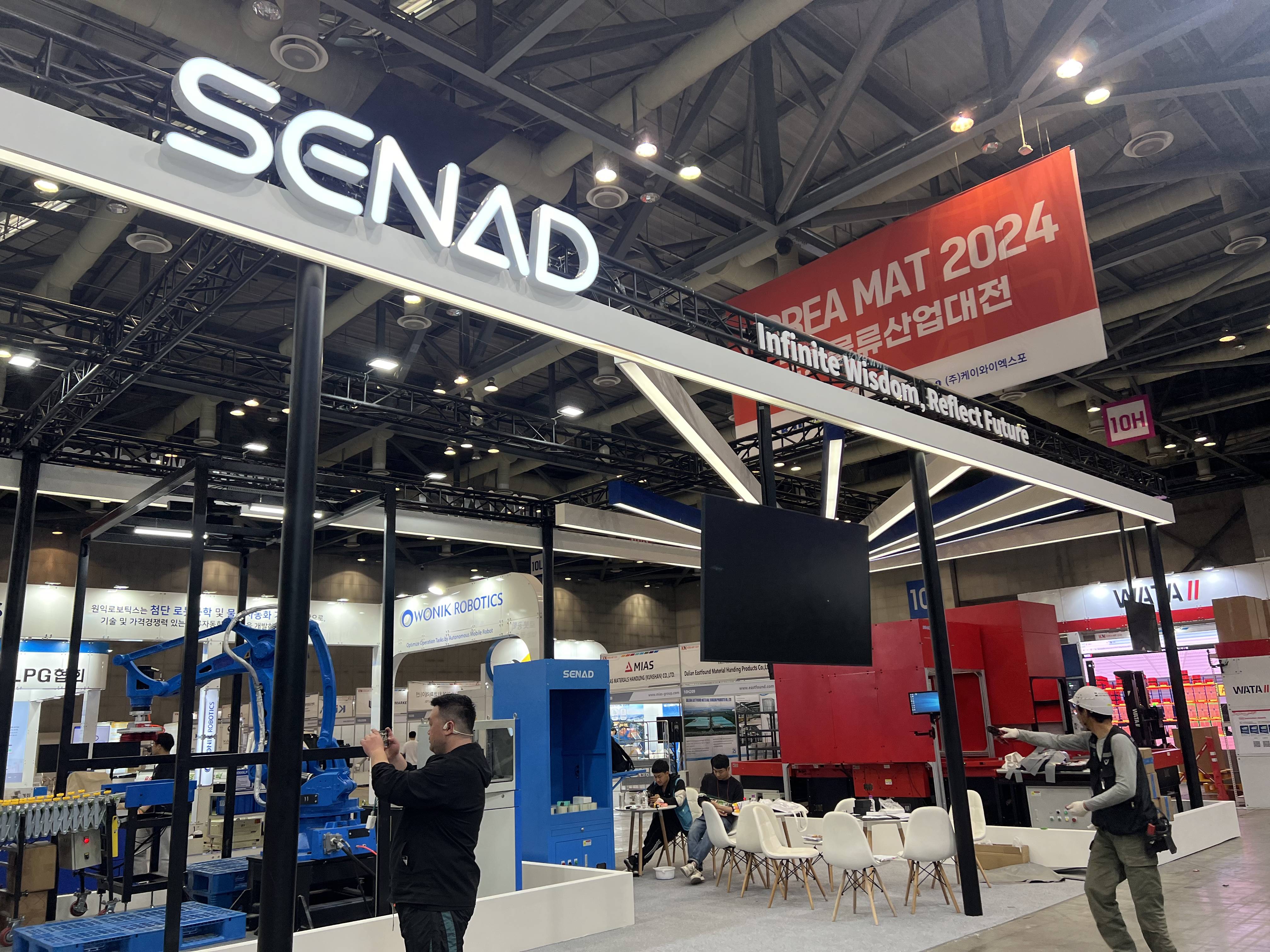 联世展览全球物流展,布展日 #物流展胡果,#koreamat, #韩国物流展