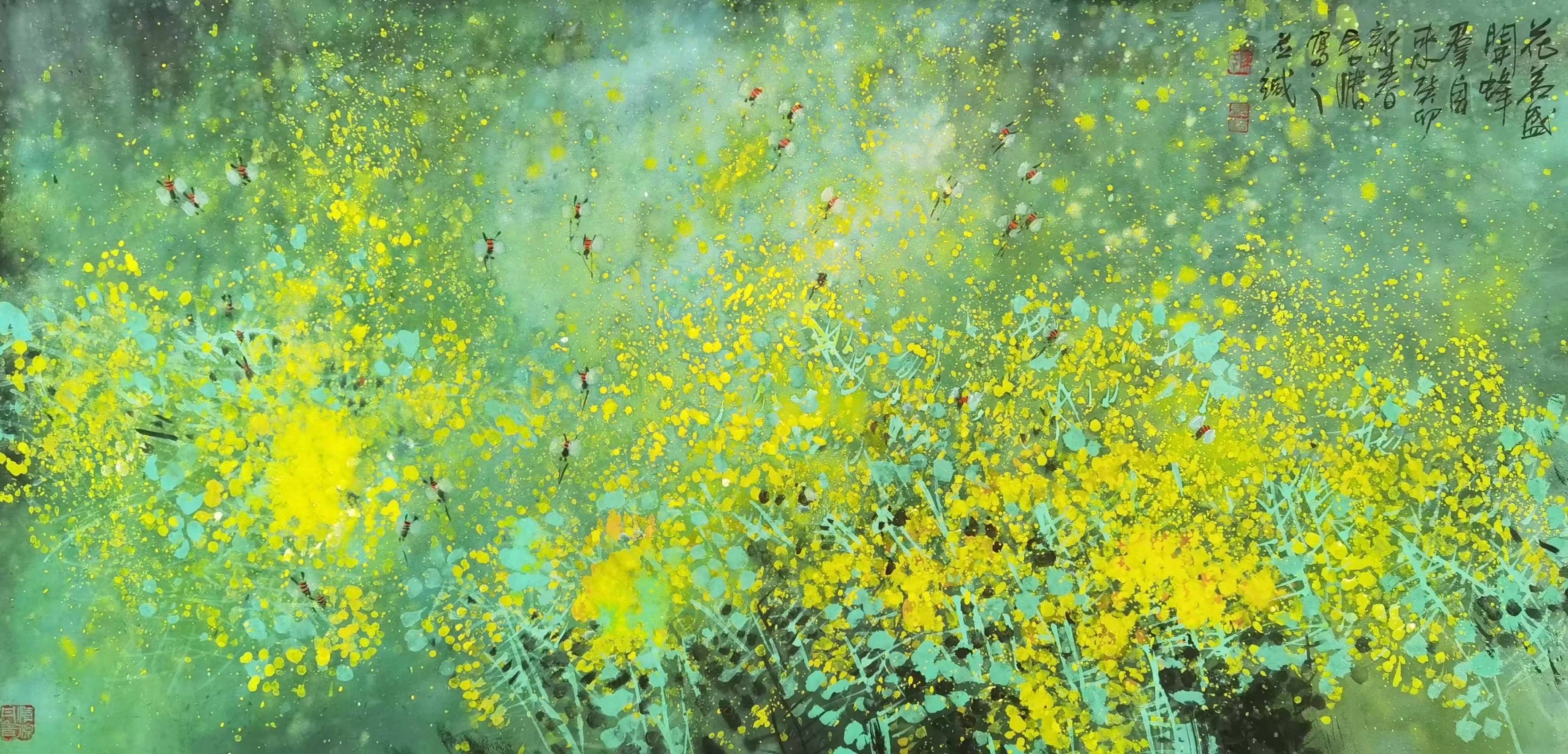 时代先锋 一当代著名花鸟画家陈长清先生中国画作品欣赏