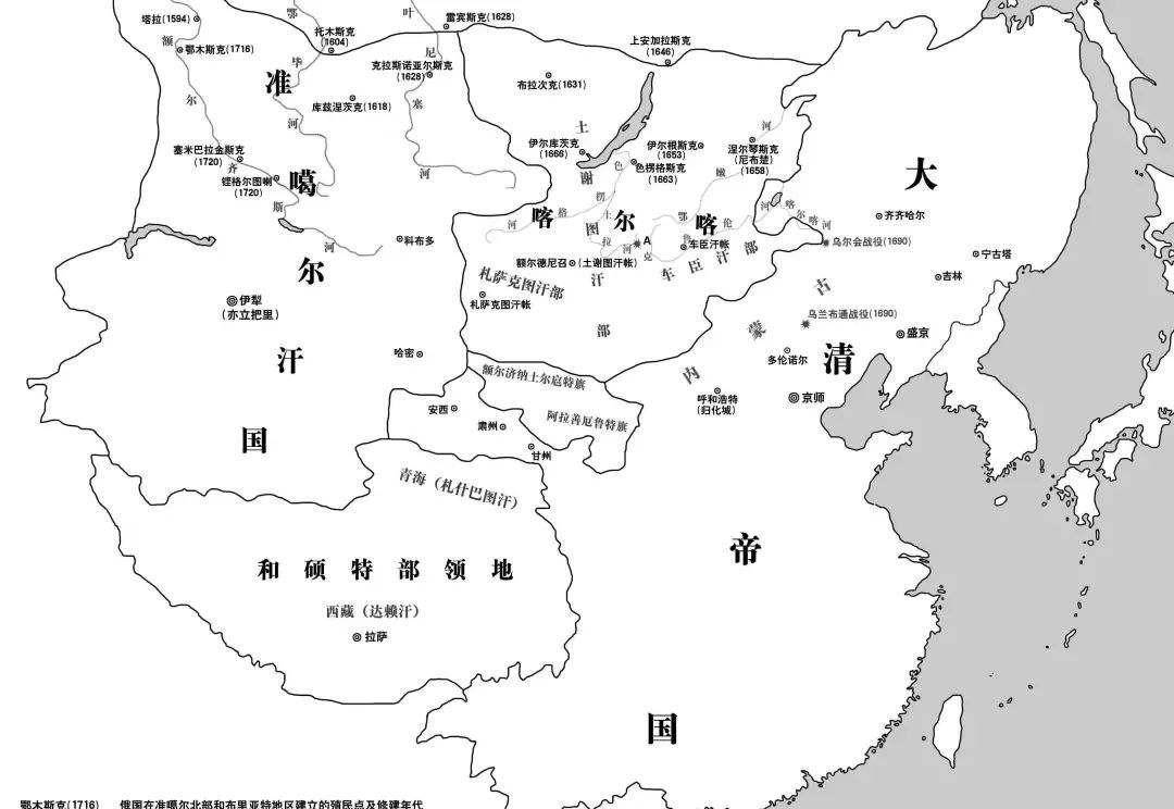 对抗康雍乾祖孙三代,蒙古都被征服了,准噶尔汗国