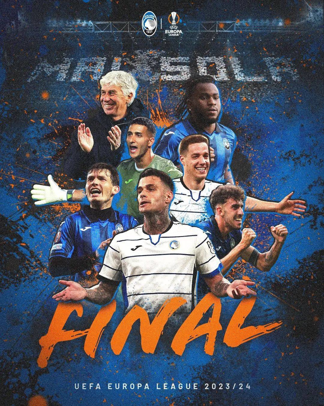 亚特兰大队史初次杀进欧战决赛,庆祝的汽笛声响彻午夜的贝尔加莫.