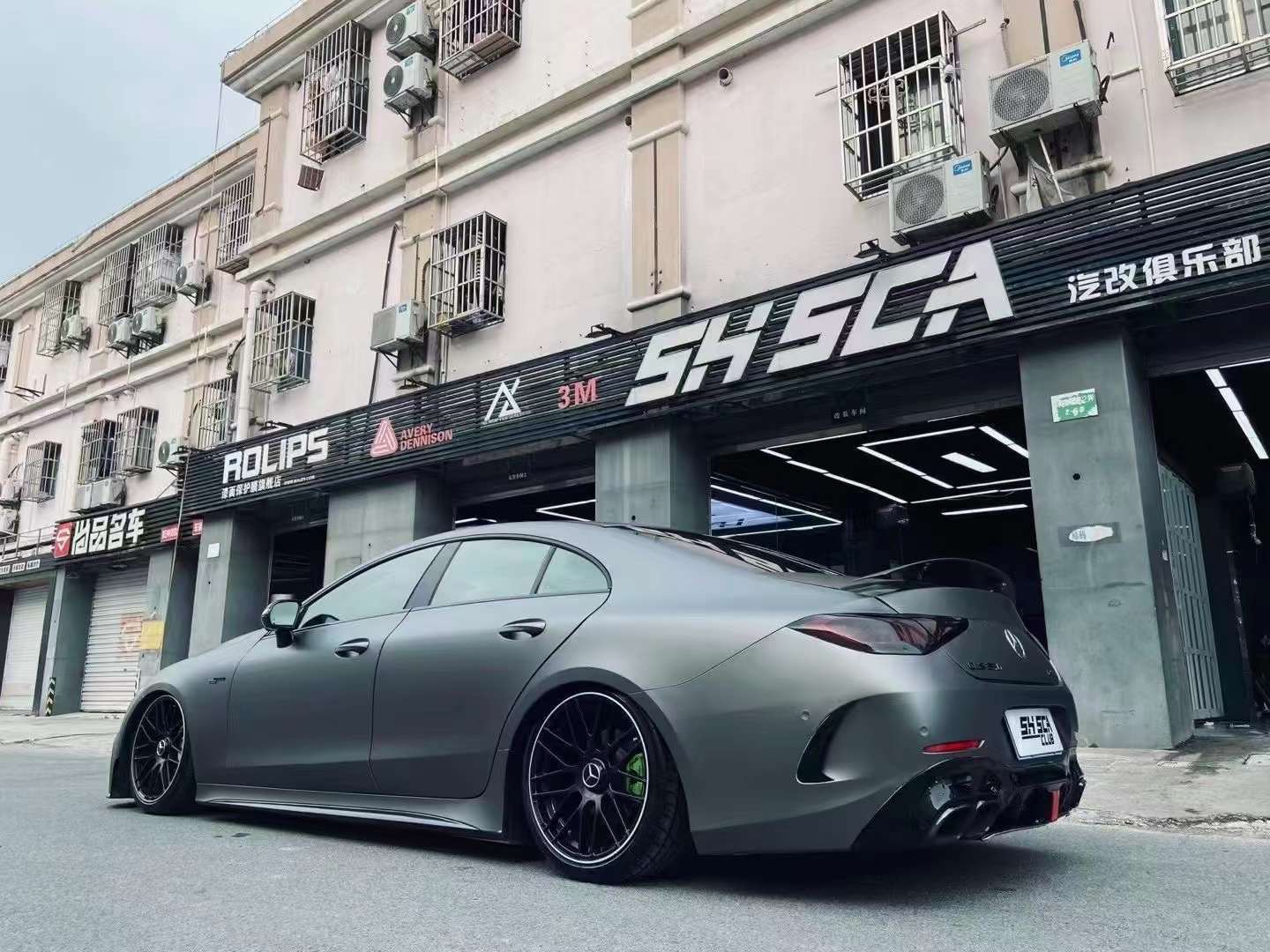 贴地姿态 奔驰cls改装airbft空气悬挂案例