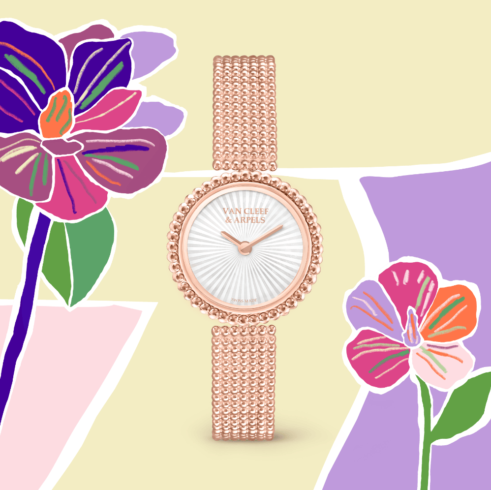 价格:吊坠rmb15,600,戒指19,400,腕表238,000van cleef & arpels梵克