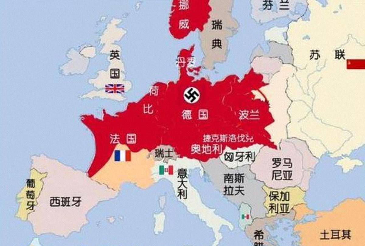 二战瑞士地图图片