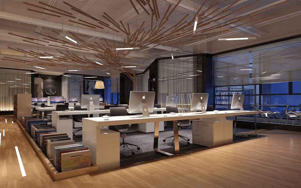 陕西写字楼装修设计,共享办公室装修,办公区域规划___