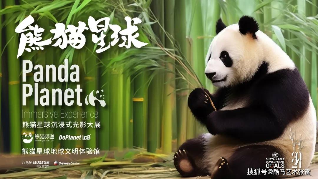艺术实验室联合发行的首个官方大熊猫沉浸式光影大展"熊猫星球panda