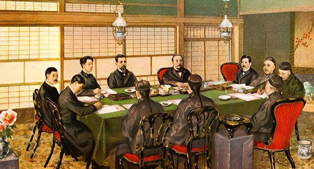 中日在马关举行第六次谈判,拒绝李鸿章再三恳求,不作丝毫让步